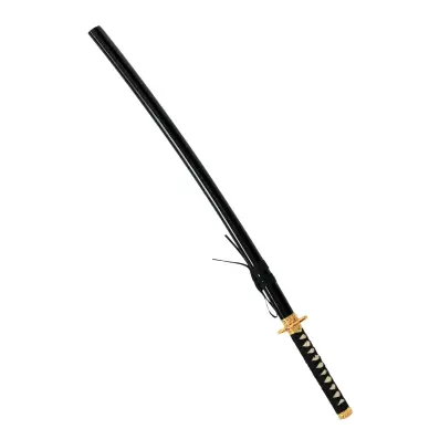 Katana et Wakizashi Noir Shinogi - 4