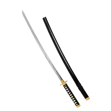 Katana et Wakizashi Noir Shinogi - 5