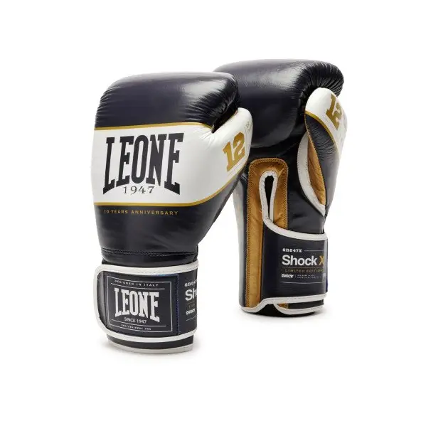 Gants de Boxe Leone Shock X Bleu