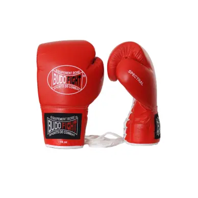 Gants de boxe à lacets Pro Spectral 100% cuir - 8