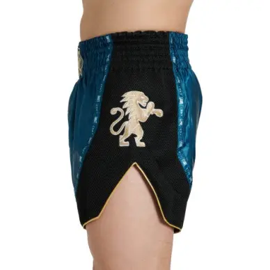 Short de Boxe Thai Leone Classic Bleu - 4