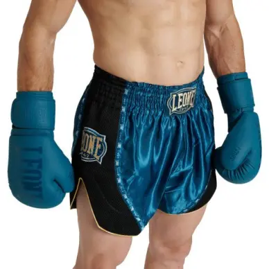 Short de Boxe Thai Leone Classic Bleu - 5