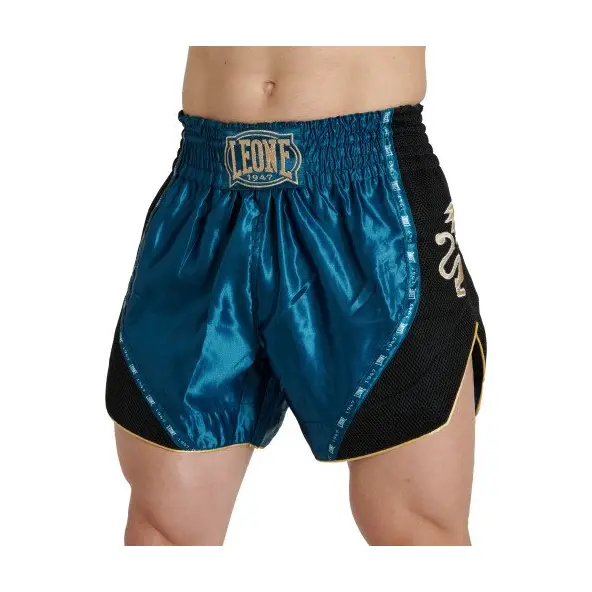 Short de Boxe Thai Leone Classic Bleu