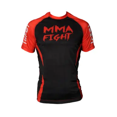 Rashguard MMA Noir / rouge - Fin de Serie - 2