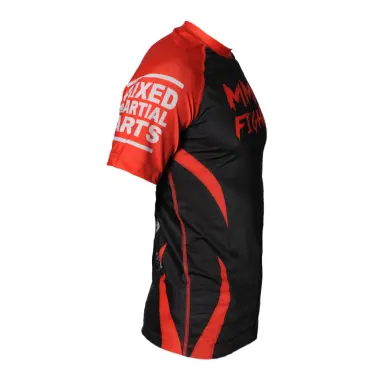 Rashguard MMA Noir / rouge - Fin de Serie - 3