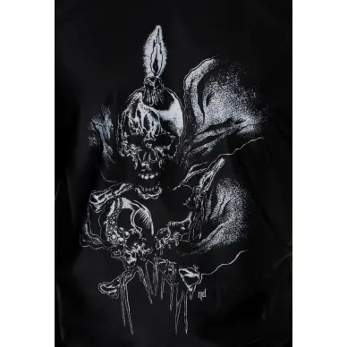 Rashguard MMA Noir Impression tête de mort - Fin de Serie - 2