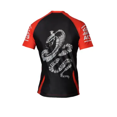 Rashguard MMA Noir / rouge - Fin de Serie - 4