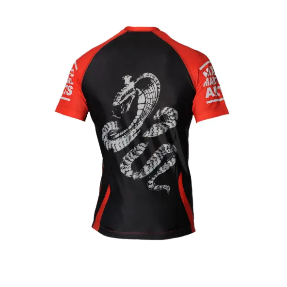 Rashguard MMA Noir / rouge - Fin de Serie