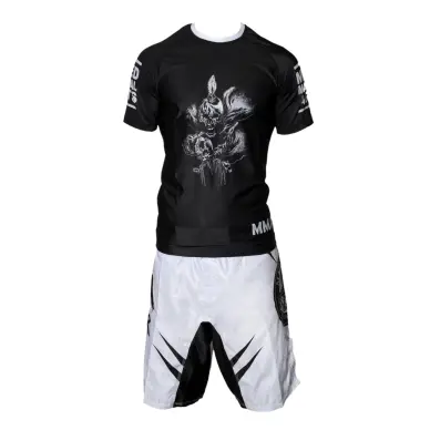 Rashguard MMA Noir Impression tête de mort - Fin de Serie - 3