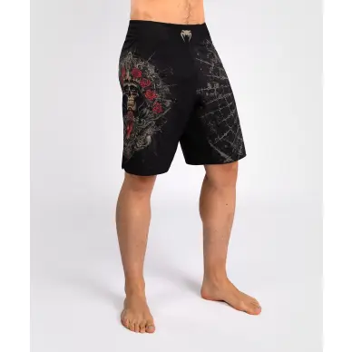 Short de MMA Venum Santa Muerte 5.0 - Noir Profond/Or - 6