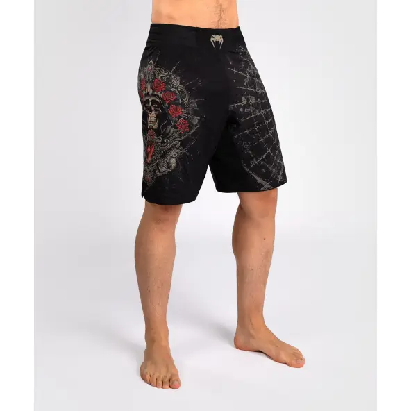 Short de MMA Venum Santa Muerte 5.0 - Noir Profond/Or