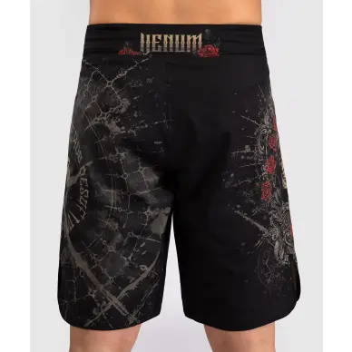 Short de MMA Venum Santa Muerte 5.0 - Noir Profond/Or - 7