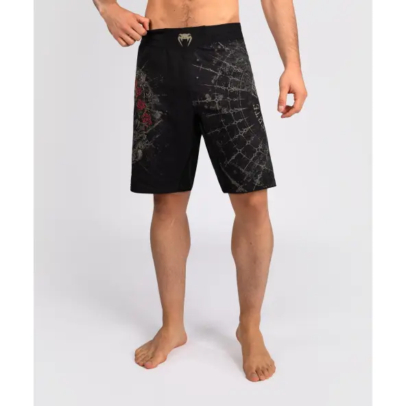 Short de MMA Venum Santa Muerte 5.0 - Noir Profond/Or