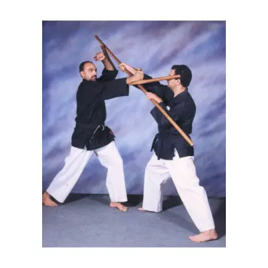 Tonfa Rond Chene Rouge Shureido