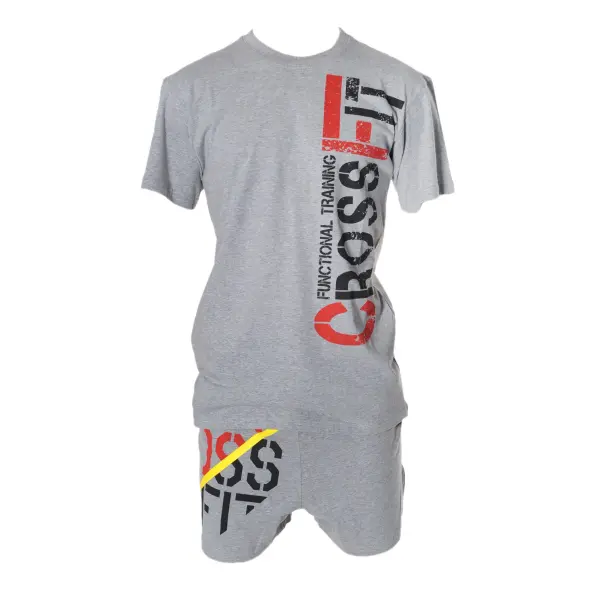 T-shirt Crossfit gris - Fin de Serie