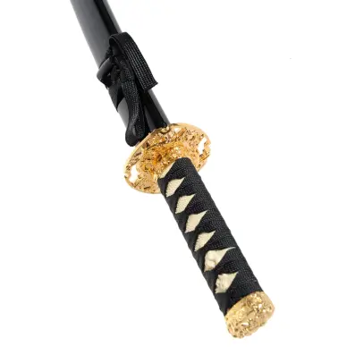 Katana et Wakizashi Noir Shinogi - 13