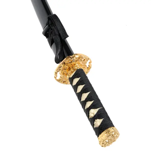 Katana et Wakizashi Noir Shinogi