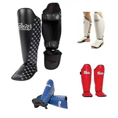 Protège-tibias et pieds Fairtex SP5 100% cuir - 6
