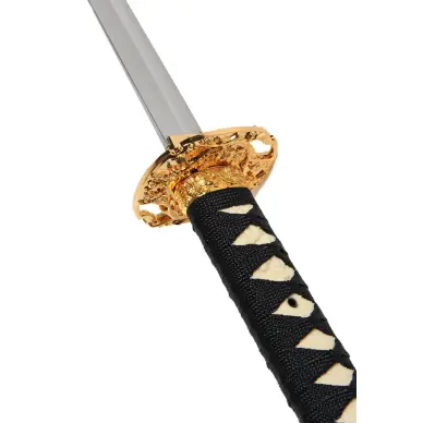 Katana et Wakizashi Noir Shinogi - 15