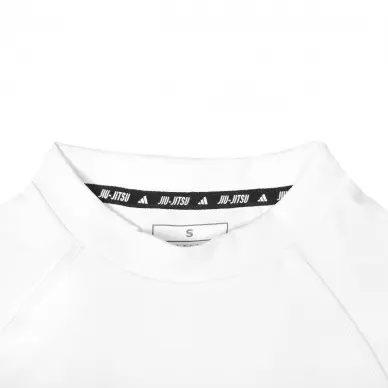 Rashguard Adidas Blanc à manches courtes - 4