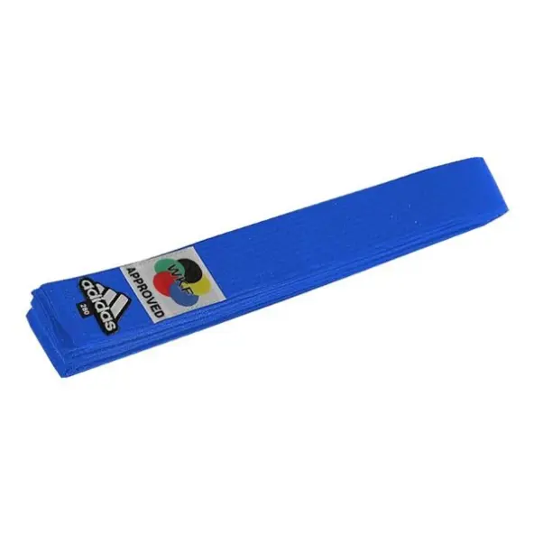 Ceinture de Karaté Adidas WKF Bleue
