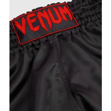 Short de Boxe Thaï Venum Classic Noir/Rouge - 3