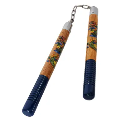 Nunchaku à Chaine Bois Dragon