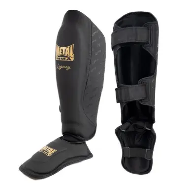 Protège-tibias et pieds Legacy Metal Boxe - 6