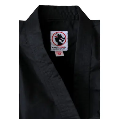 Kimono de karaté Bushido noir - 3