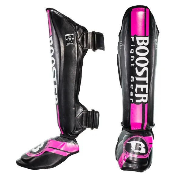 Protège-tibias et pieds Booster BSG V3 Rose