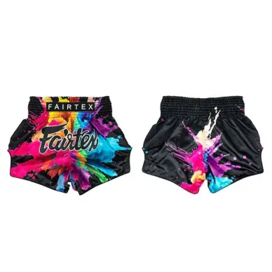 Short de Boxe Thaï Fairtex BS1940 Black Funky soul