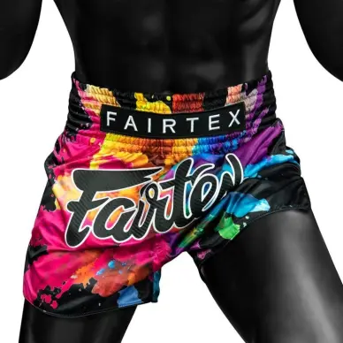 Short de Boxe Thaï Fairtex BS1940 Black Funky soul - 4
