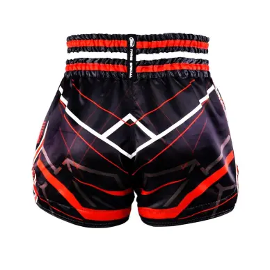 Short de Boxe Thai Twins TTBL Black/Red