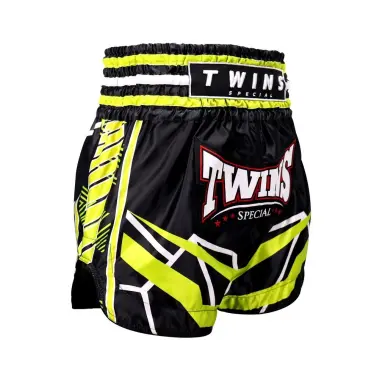 Short de Boxe Thai TTBL Black/Green - 2