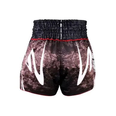 Short de Boxe Thai Twins TTBL Rusty Black - 3