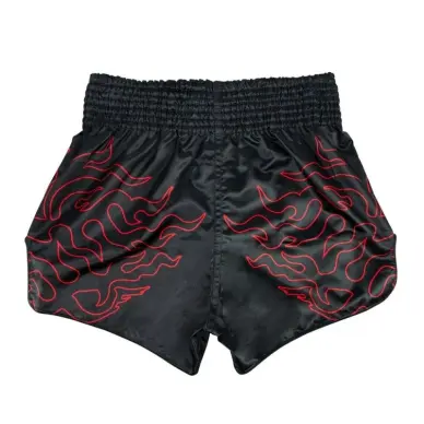 Short de Boxe Thaï Fairtex Noir/Rouge 1920