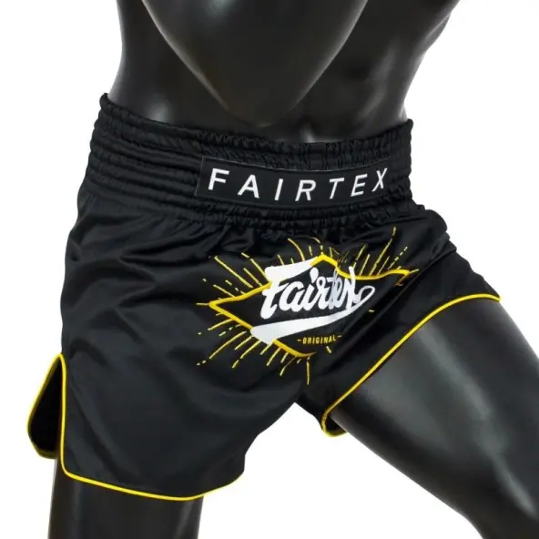 Short de Boxe Thaï Fairtex Noir 1903