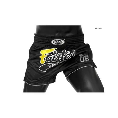 Short de Boxe Thaï Fairtex Noir 1708 - 2