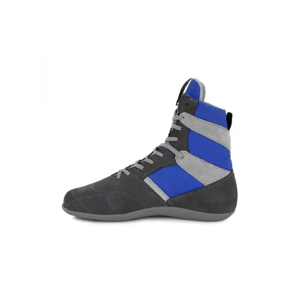 Chaussures de Boxe Francaise Rivat Top Gris / Bleu