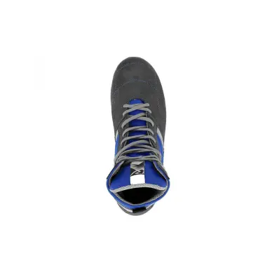 Chaussures de Boxe Francaise Rivat Top Gris / Bleu - 5