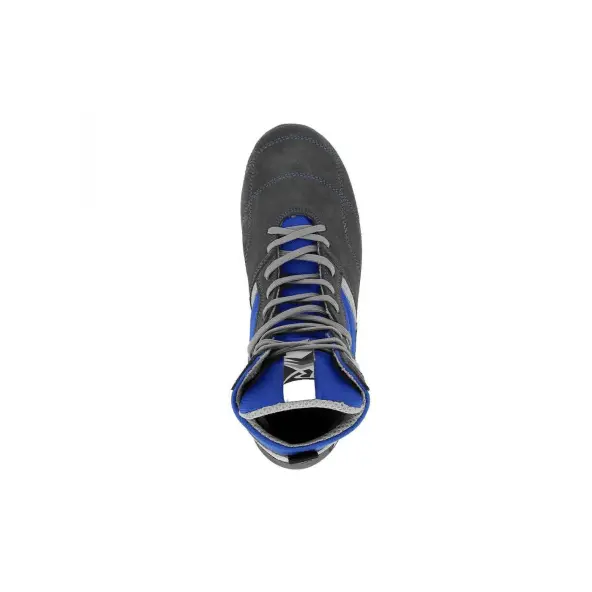 Chaussures de Boxe Francaise Rivat Top Gris / Bleu