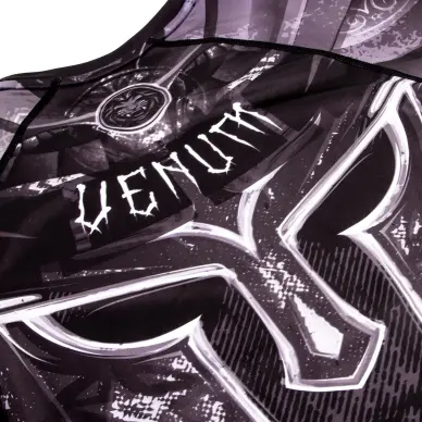 Rashguard Venum Gladiator 3.0 Noir/Blanc - 2