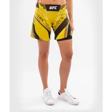 Short Femme de MMA VENUM UFC Authentic Fight Night coupe longue JAUNE - 5