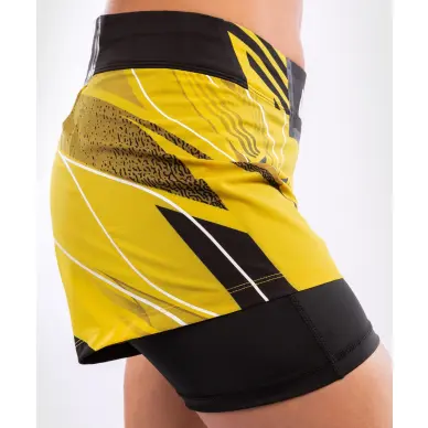 Short Femme de MMA VENUM UFC Authentic Fight Night coupe courte JAUNE - 2