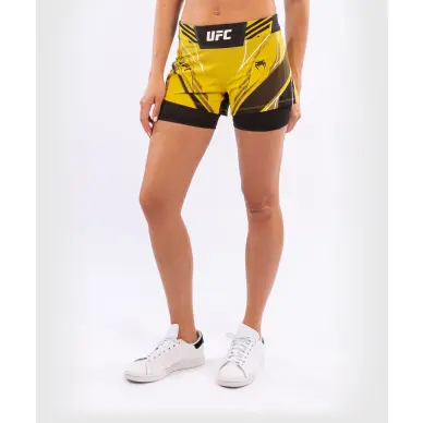 Short Femme de MMA VENUM UFC Authentic Fight Night coupe courte JAUNE - 5