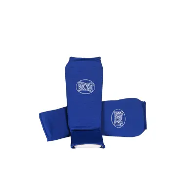 Protège-tibias et pieds Coton Souple Bleu - 4