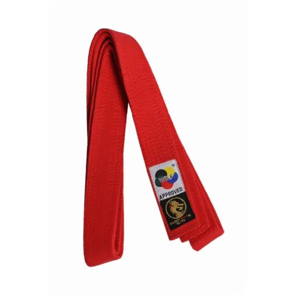Ceinture de Karaté Elite Rouge WKF