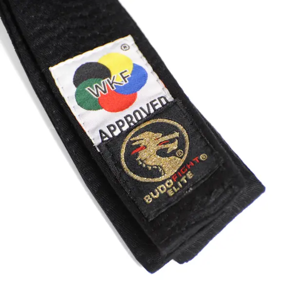 Ceinture de Karaté Elite Noire WKF
