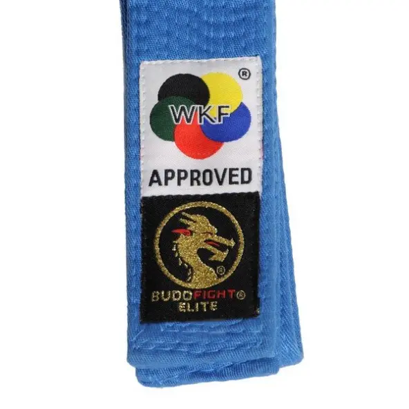 Ceinture de Karaté Elite Bleue WKF