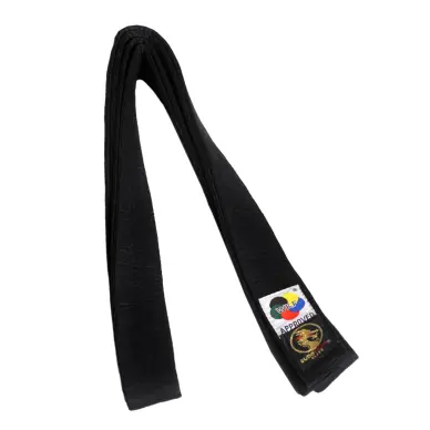 Ceinture de Karaté Elite Noire WKF - 2